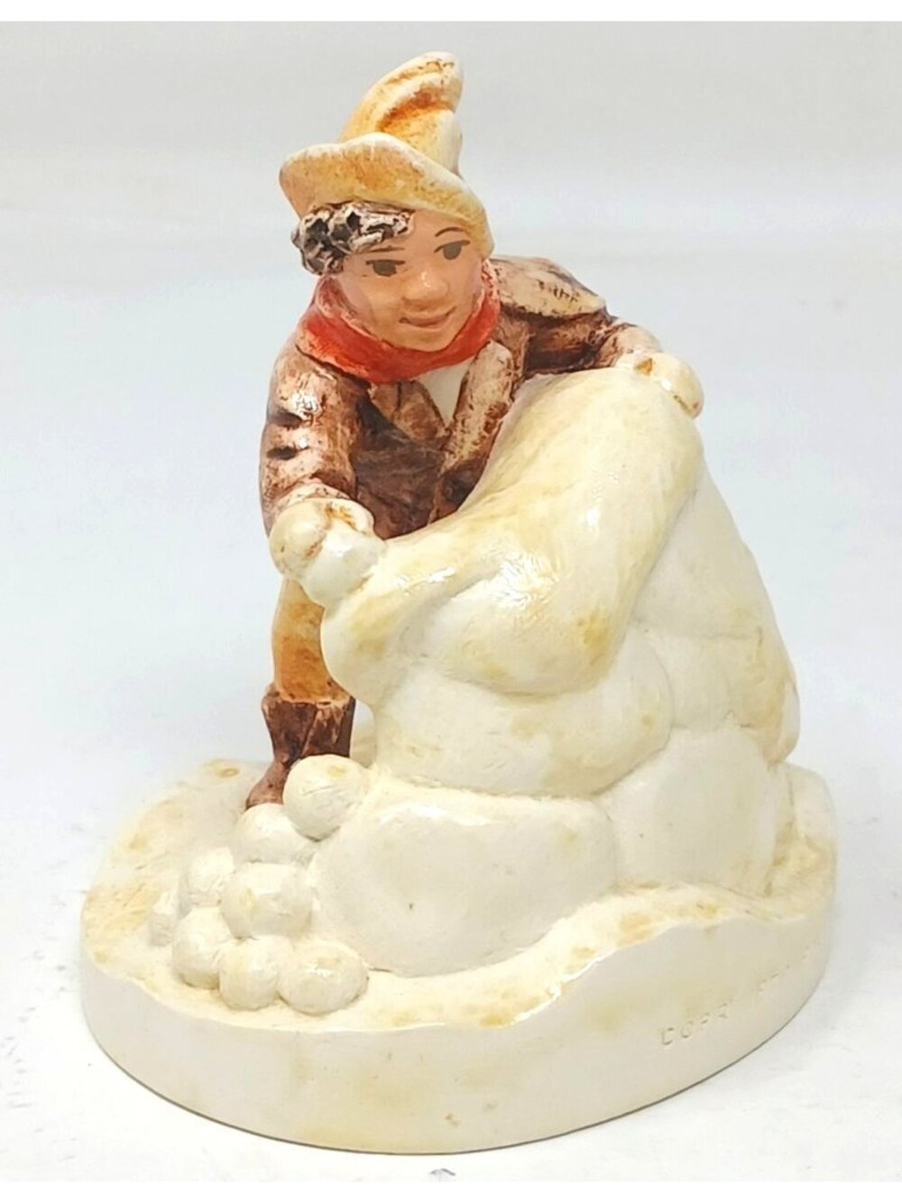 Sebastian Miniatures Snowball Fight Figurine 1979 HandPainted #541/10000  #GS-6